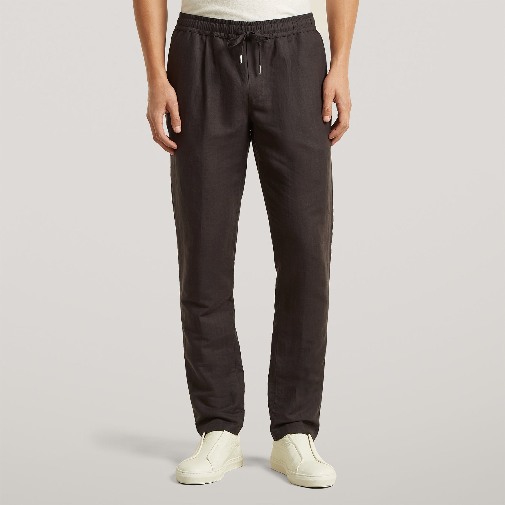 HUNTER Linen | Dark Brown