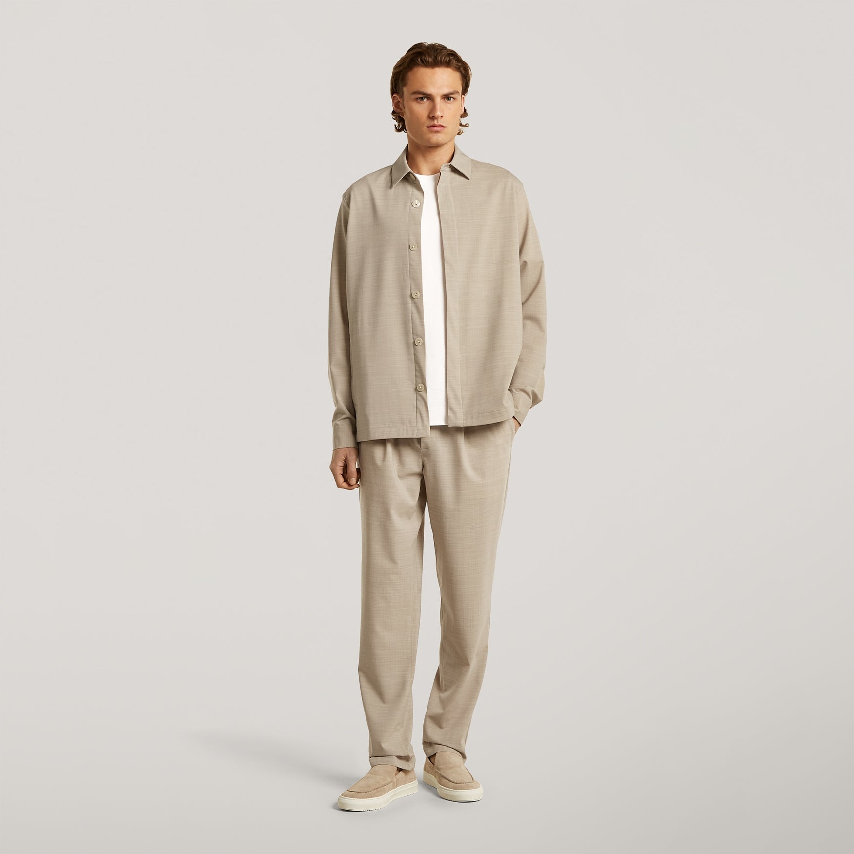 HUNTER Wool | Light Sand Melange