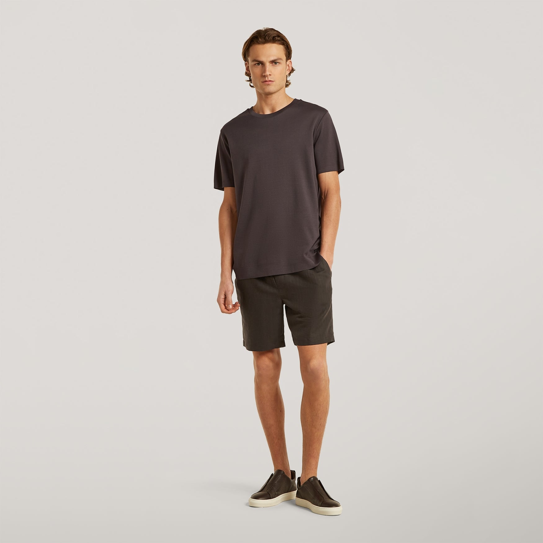 CARL Linen | Dark Brown