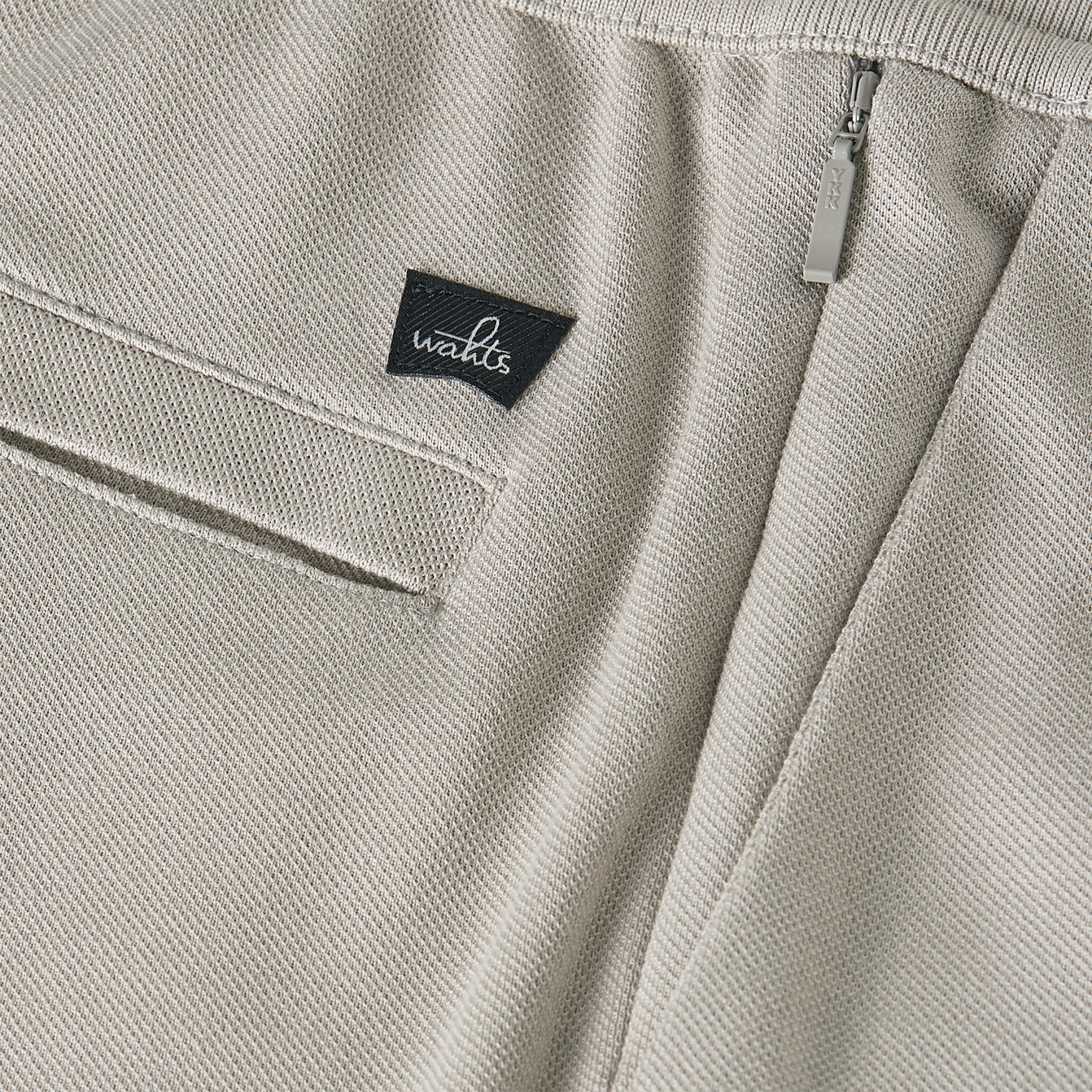 CAIDEN Pique | Stone Grey