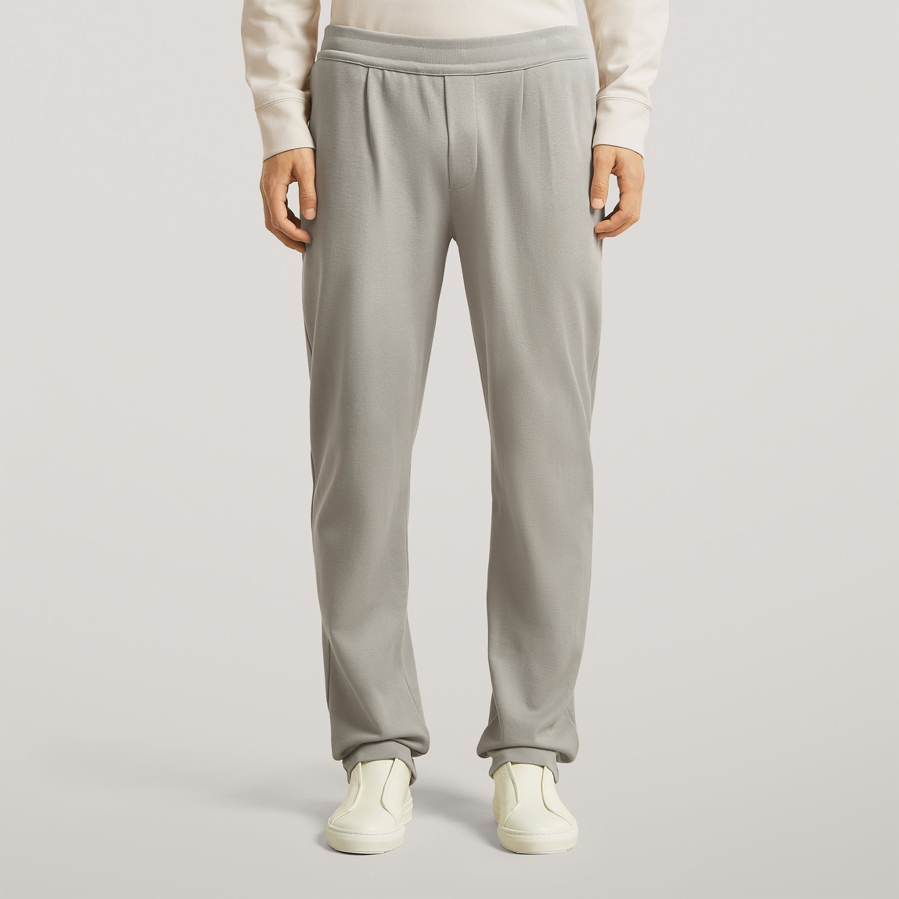 CAIDEN Pique | Stone Grey