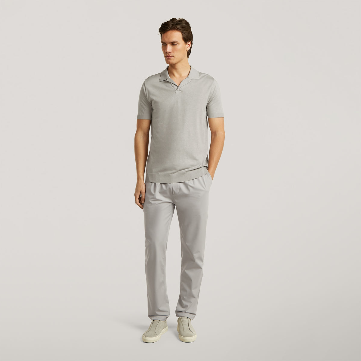DALEY Jersey | Stone Grey