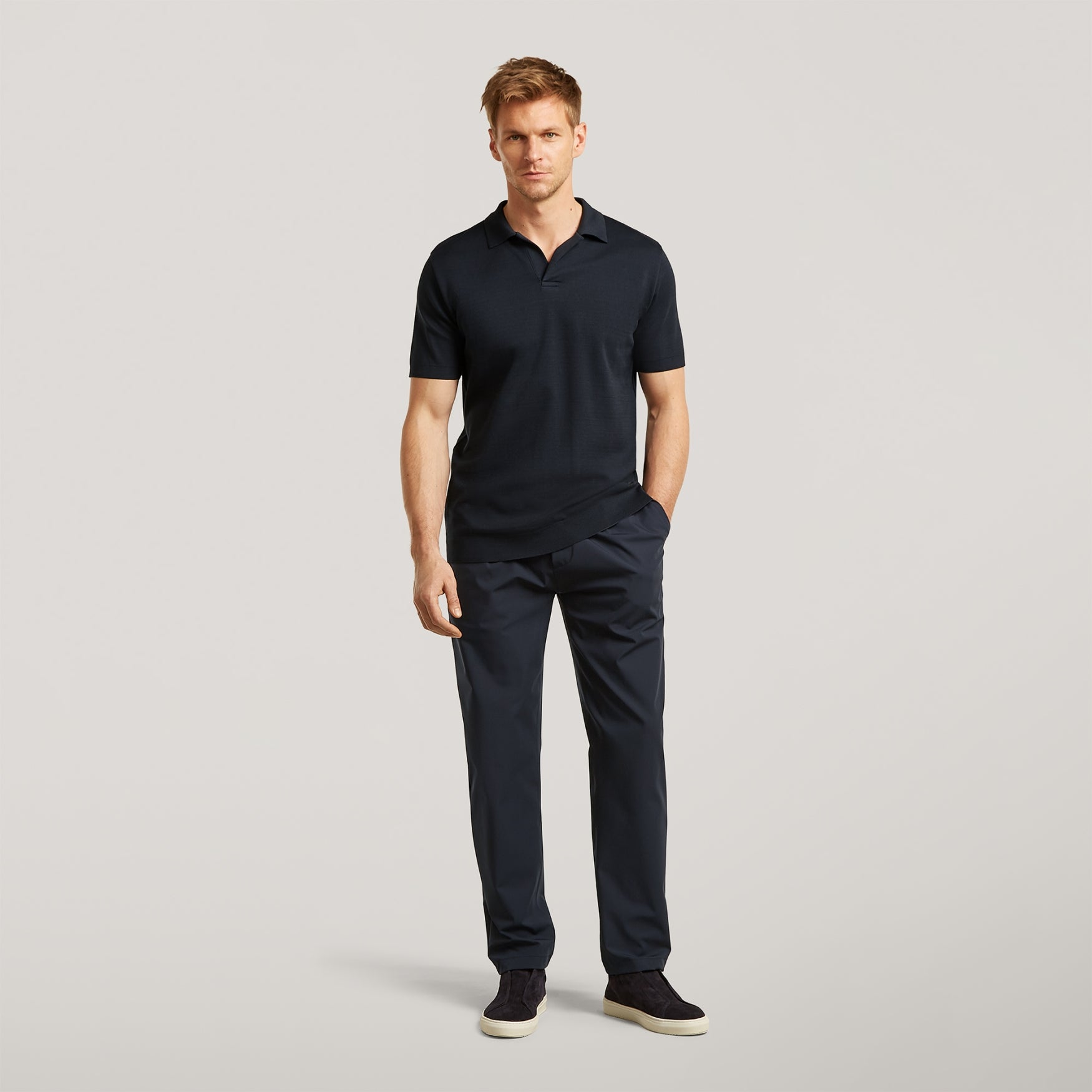 DALEY Pique | Deep Navy