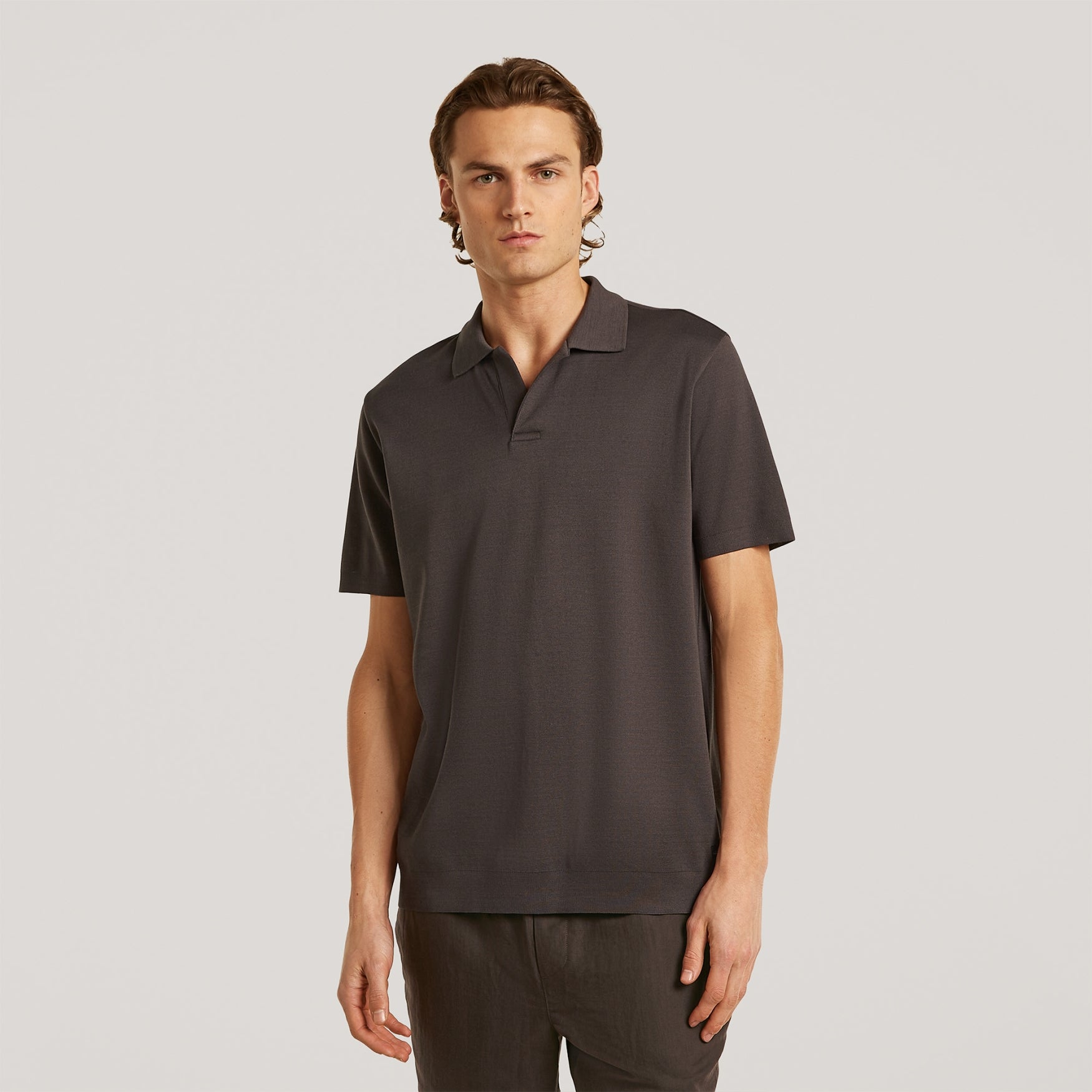 DALEY Pique | Dark Brown