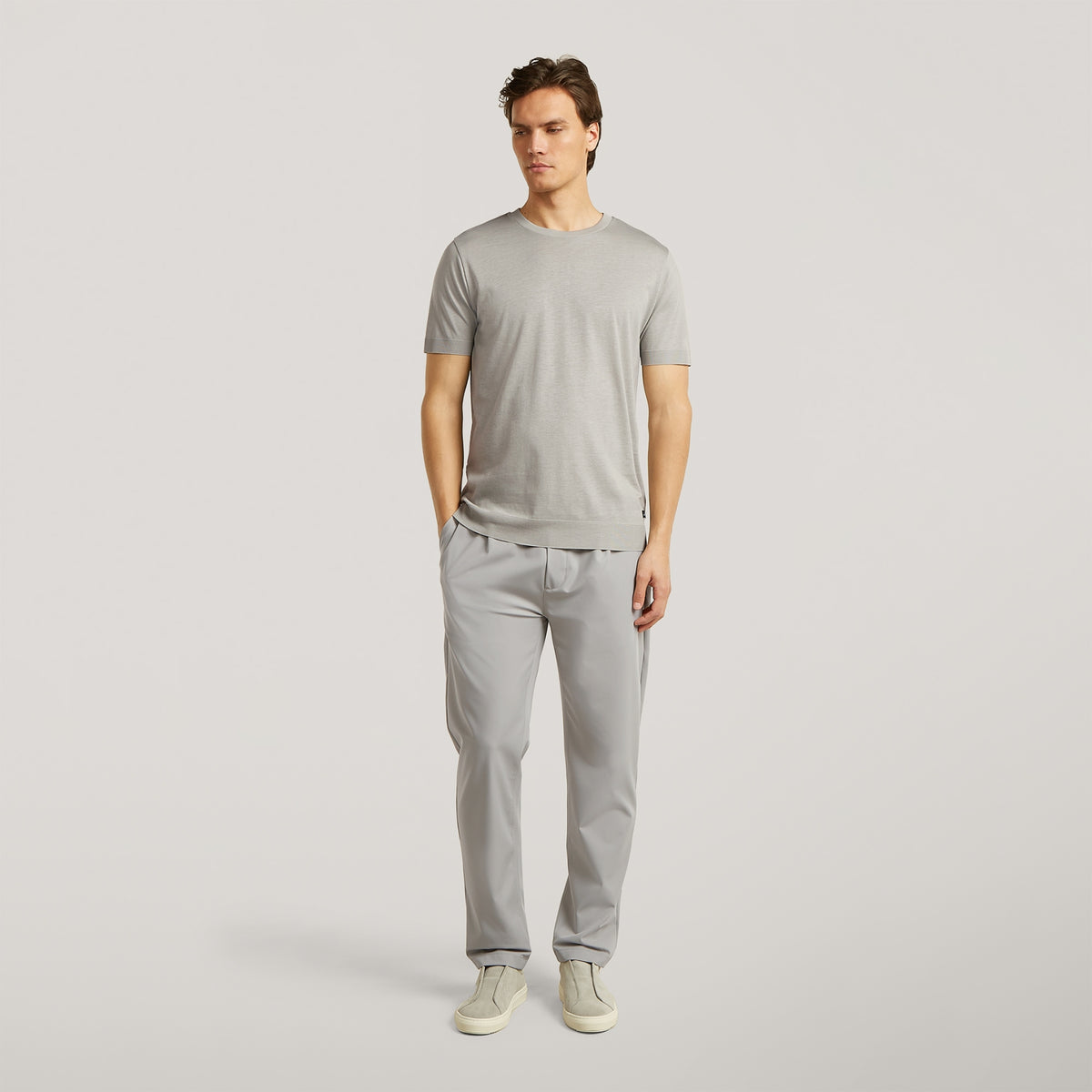 MILES Jersey | Stone Grey