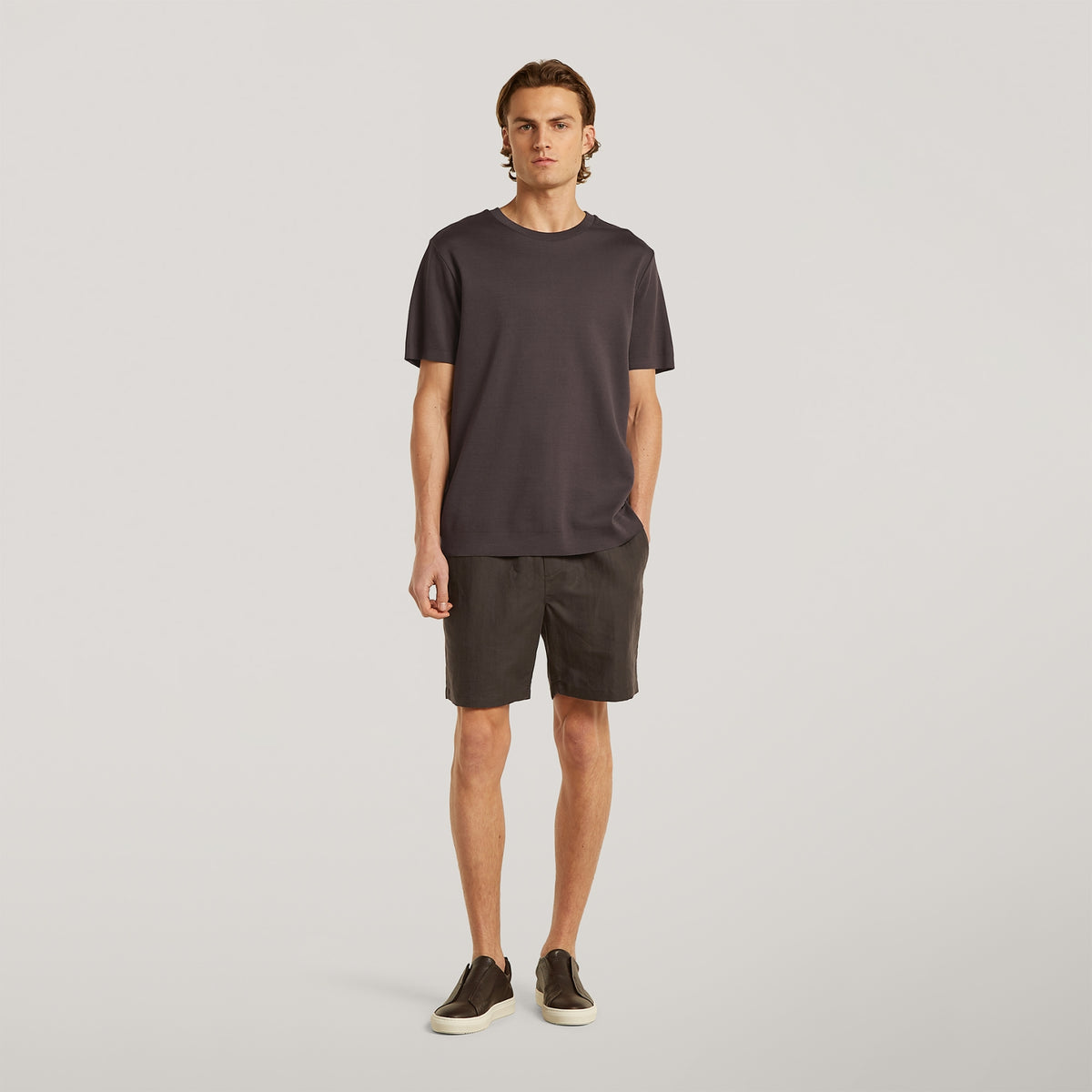 MILES Pique | Dark Brown