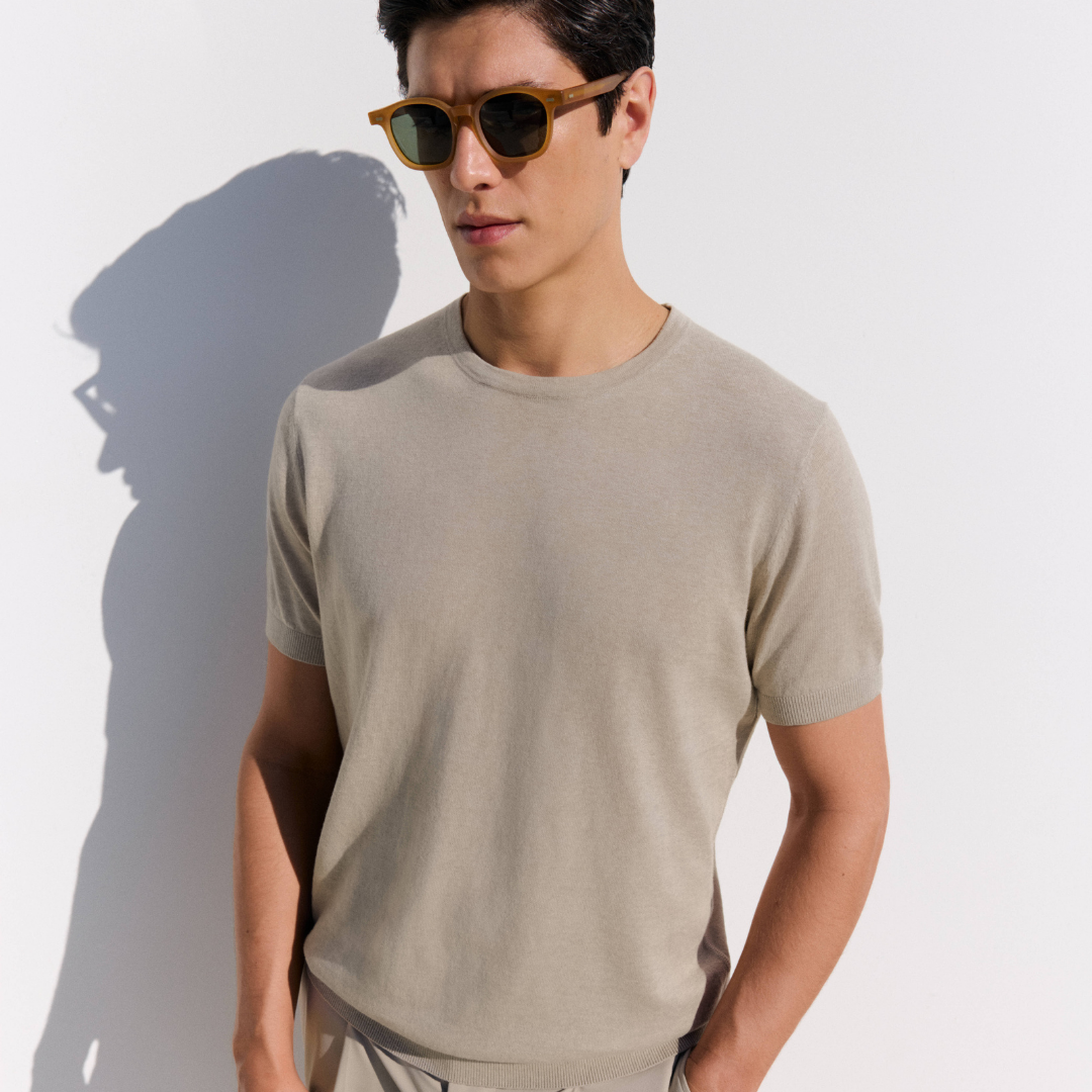 MILES | Dark Stone Beige Melange