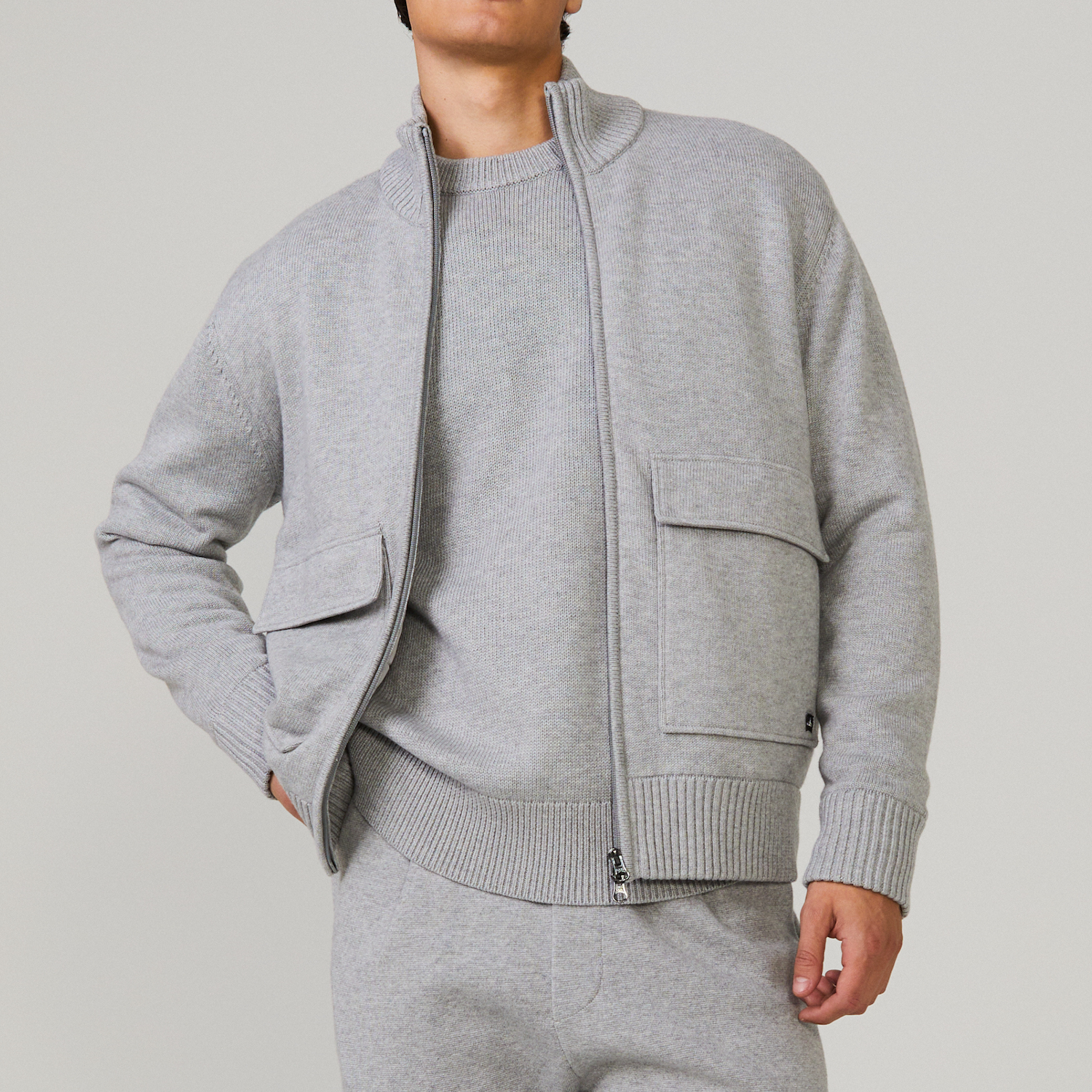 STEPHENS | Light Grey Melange