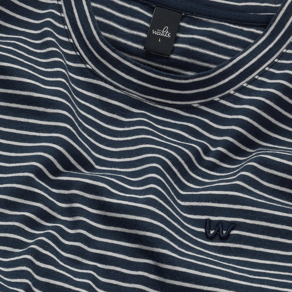 WYNN | Wide Navy White Stripe