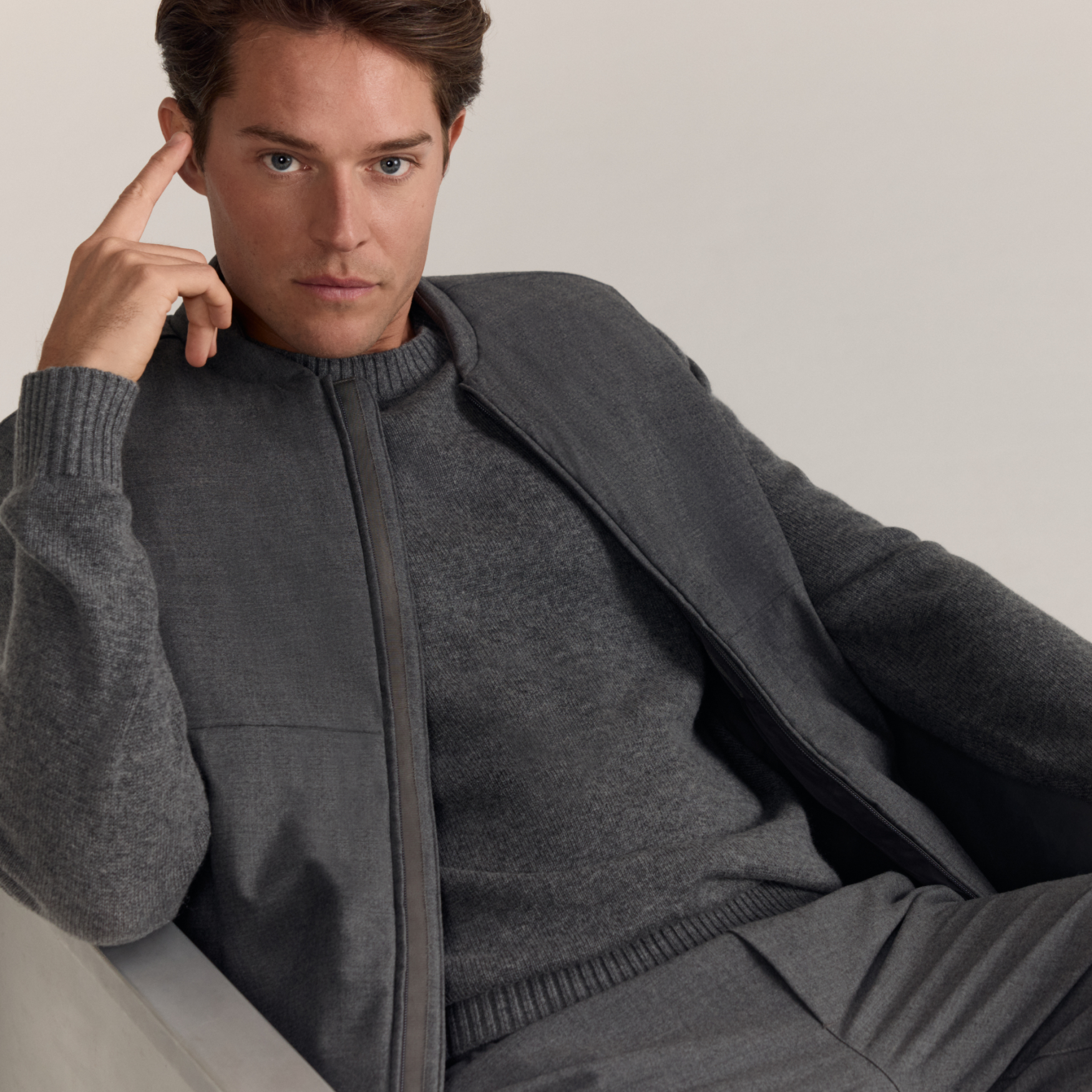 WHEELER | Mid Grey Melange