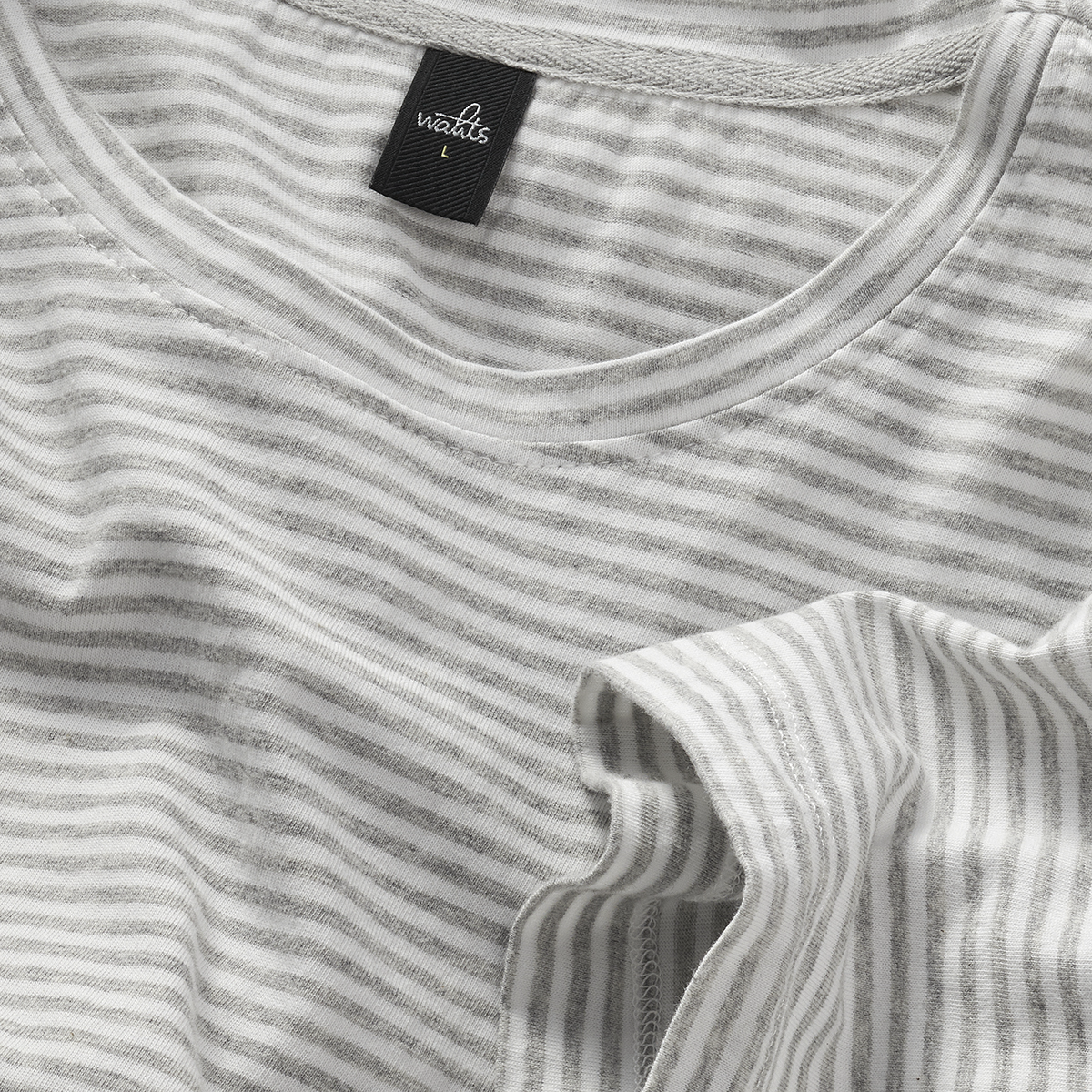 WOODS | Grey/White Stripe