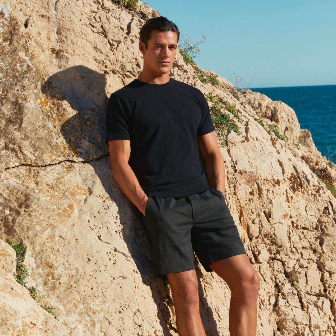 MILES Linen | Pure Black