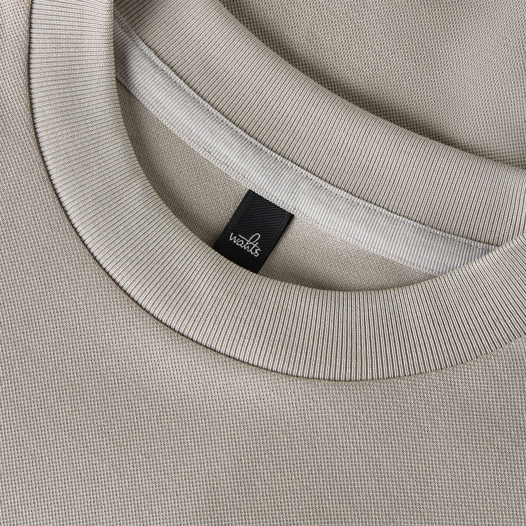 YATES Pique | Stone Grey