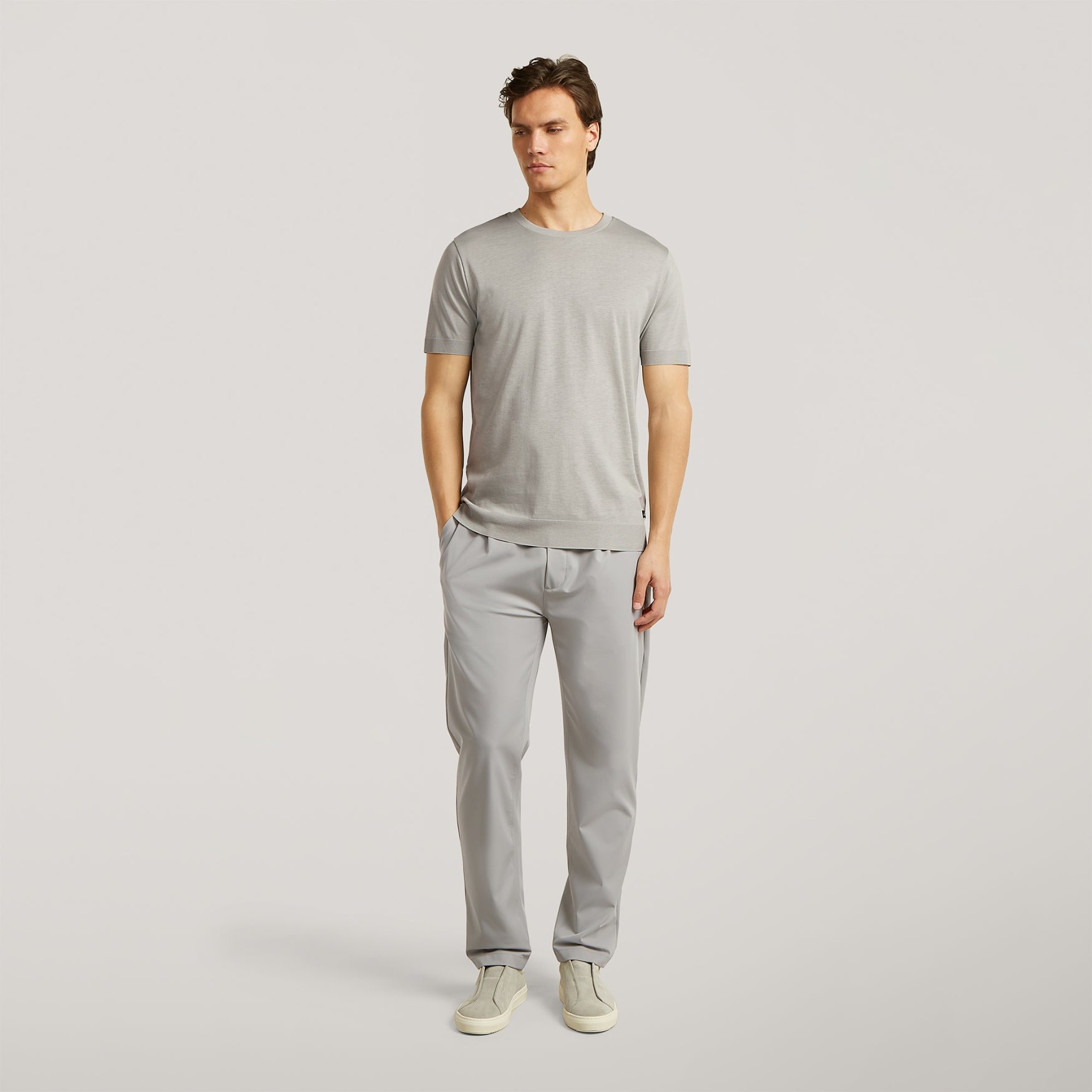 MILES Jersey | Stone Grey