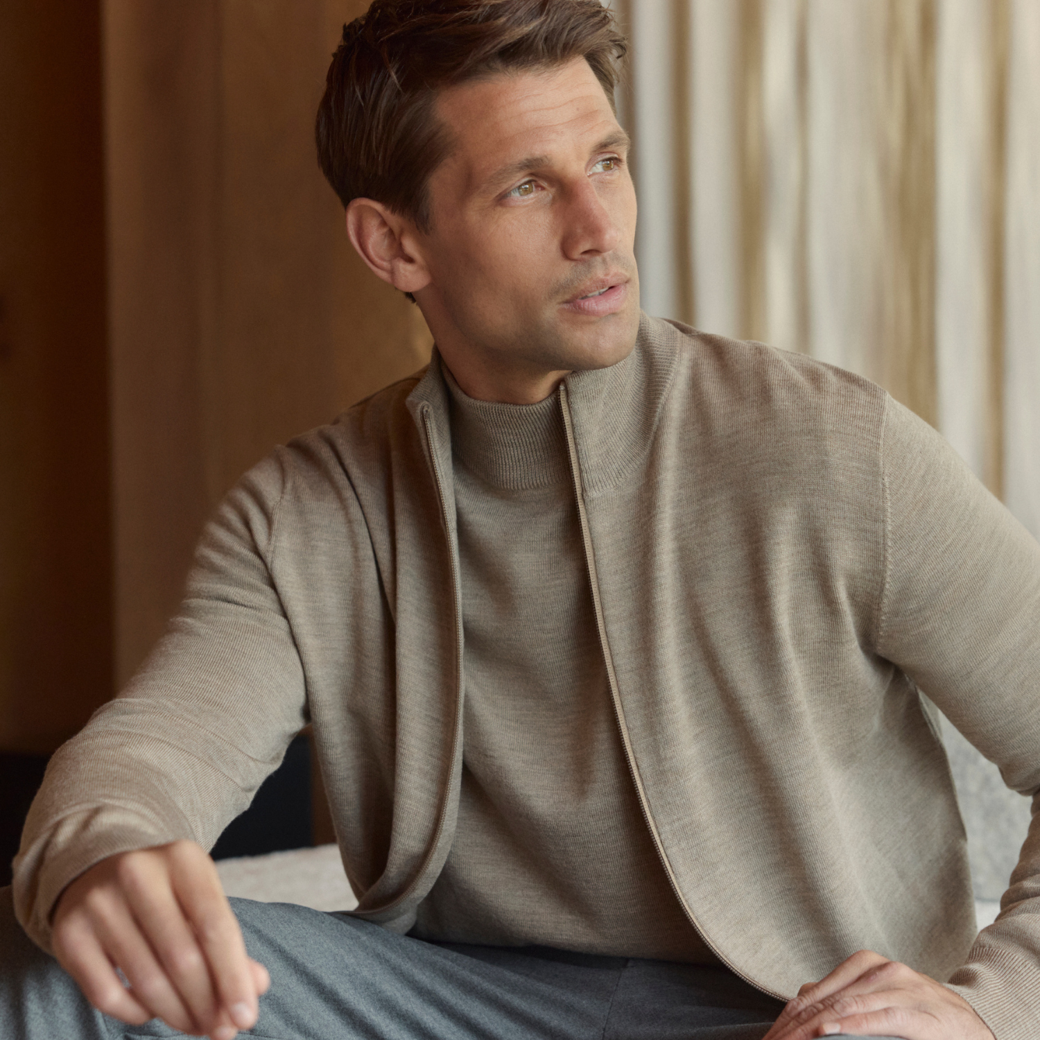 PRATT | Mid Camel Melange